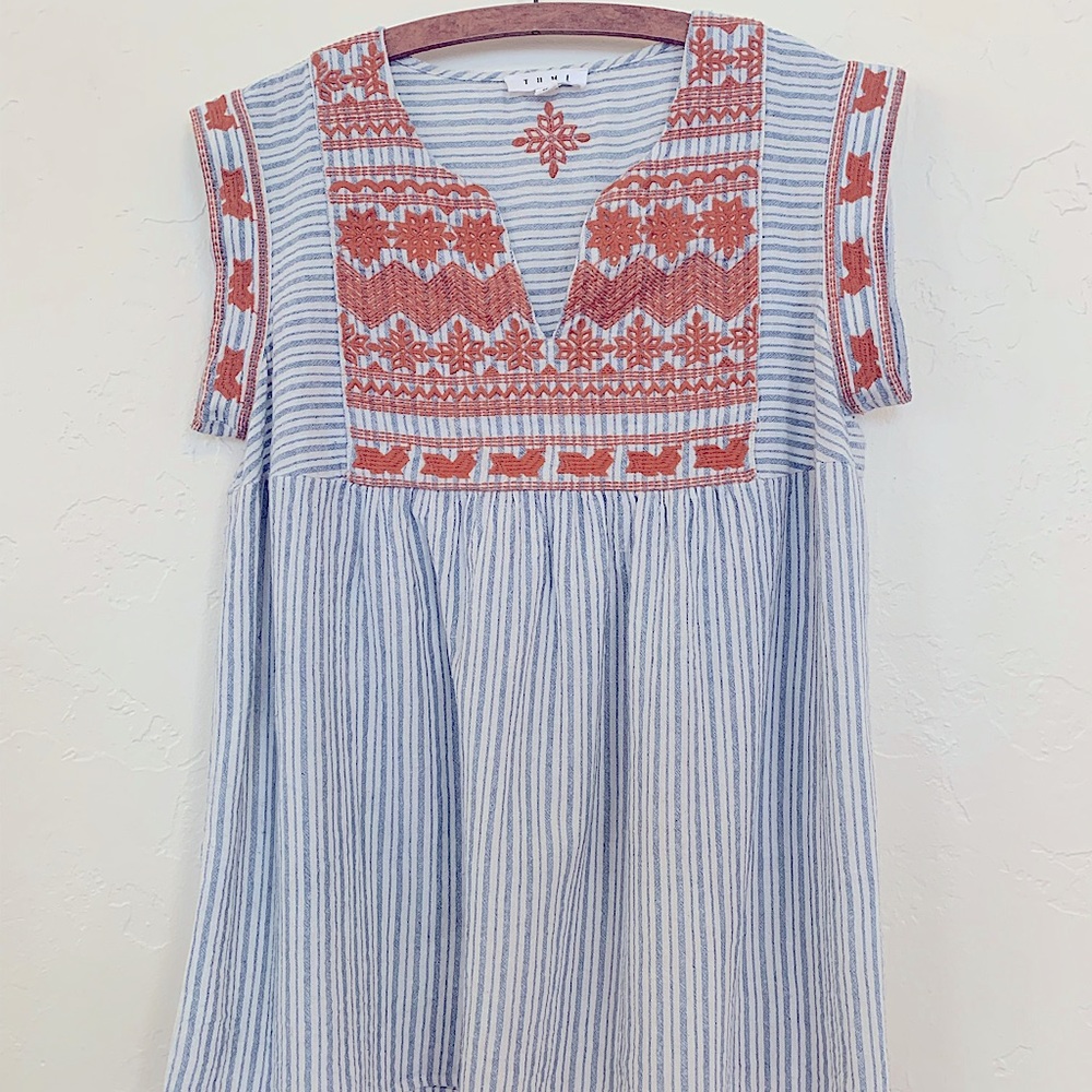 THML Embroidered Cotton Top